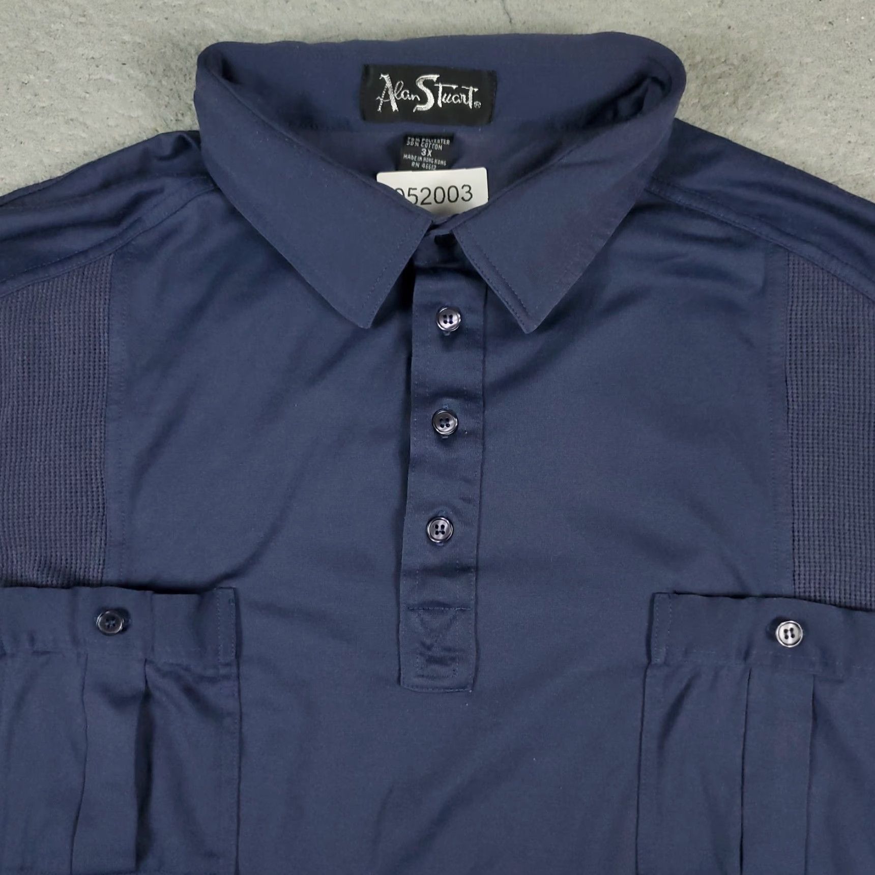 Vintage VINTAGE Alan Stuart Polo Shirt Mens 3X Blue Casual Short Sleeve Polo Shirt Mens 3X Blue Vintage Classic Logo Size US XXL / EU 58 / 5 - 2 Thumbnail
