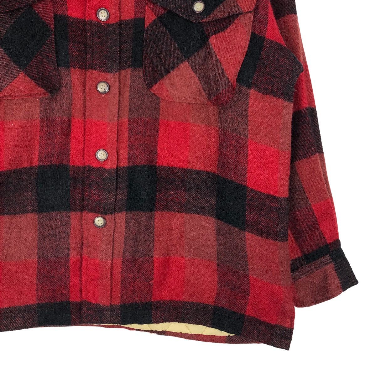 Japanese Brand 🔥Vintage Alaskan Woodman Shirt Jacket Wool Tartan Design Size US M / EU 48-50 / 2 - 5 Thumbnail