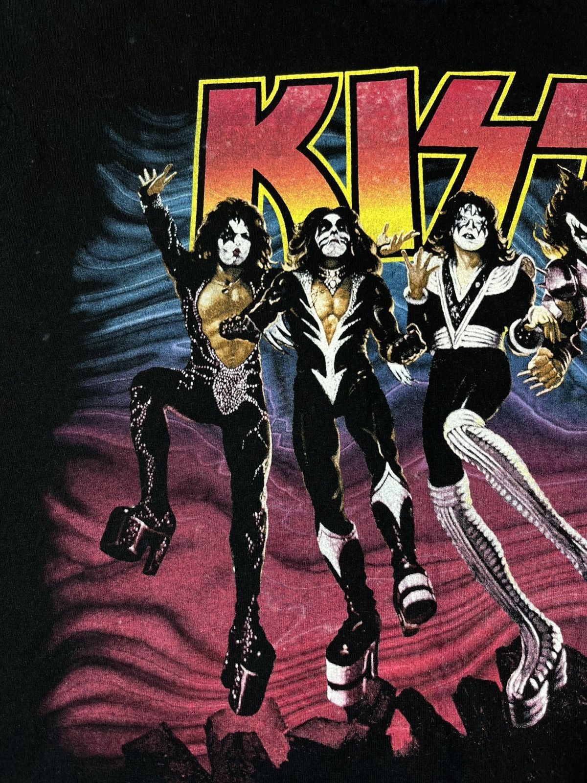 KISS × Vintage Vintage 1996s Kiss Band Tee Destroyer Tour 20 Years Size US XL / EU 56 / 4 - 6 Thumbnail