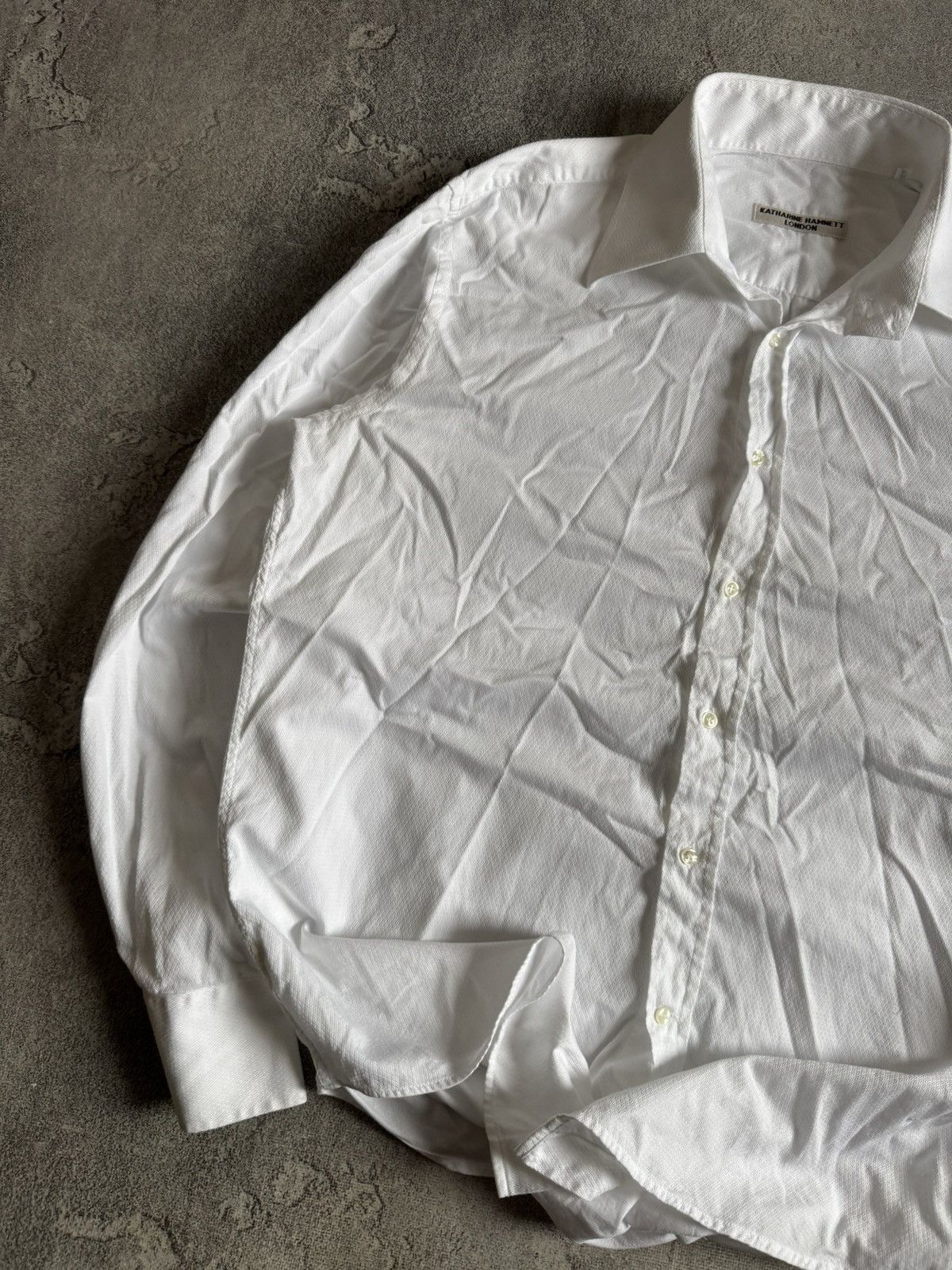Katharine Hamnett London Katharine Hamnett London 45/18 shirt button up long sleeve Size US XXL / EU 58 / 5 - 3 Thumbnail