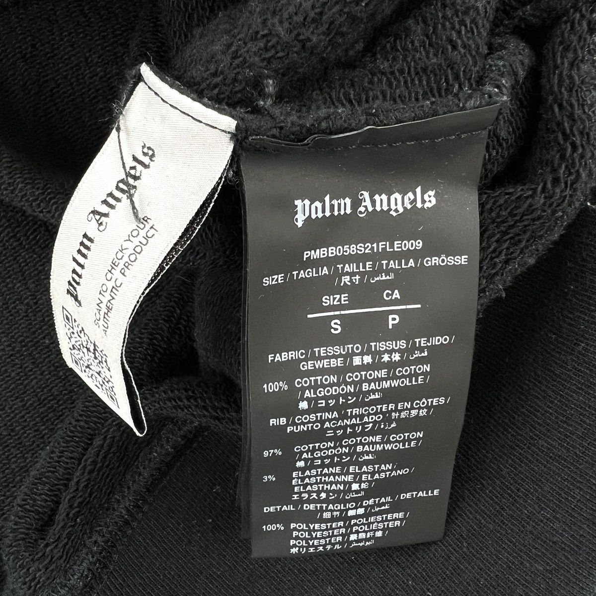 Palm Angels Palm Angels Black Hoodie Size US S / EU 44-46 / 1 - 4 Thumbnail