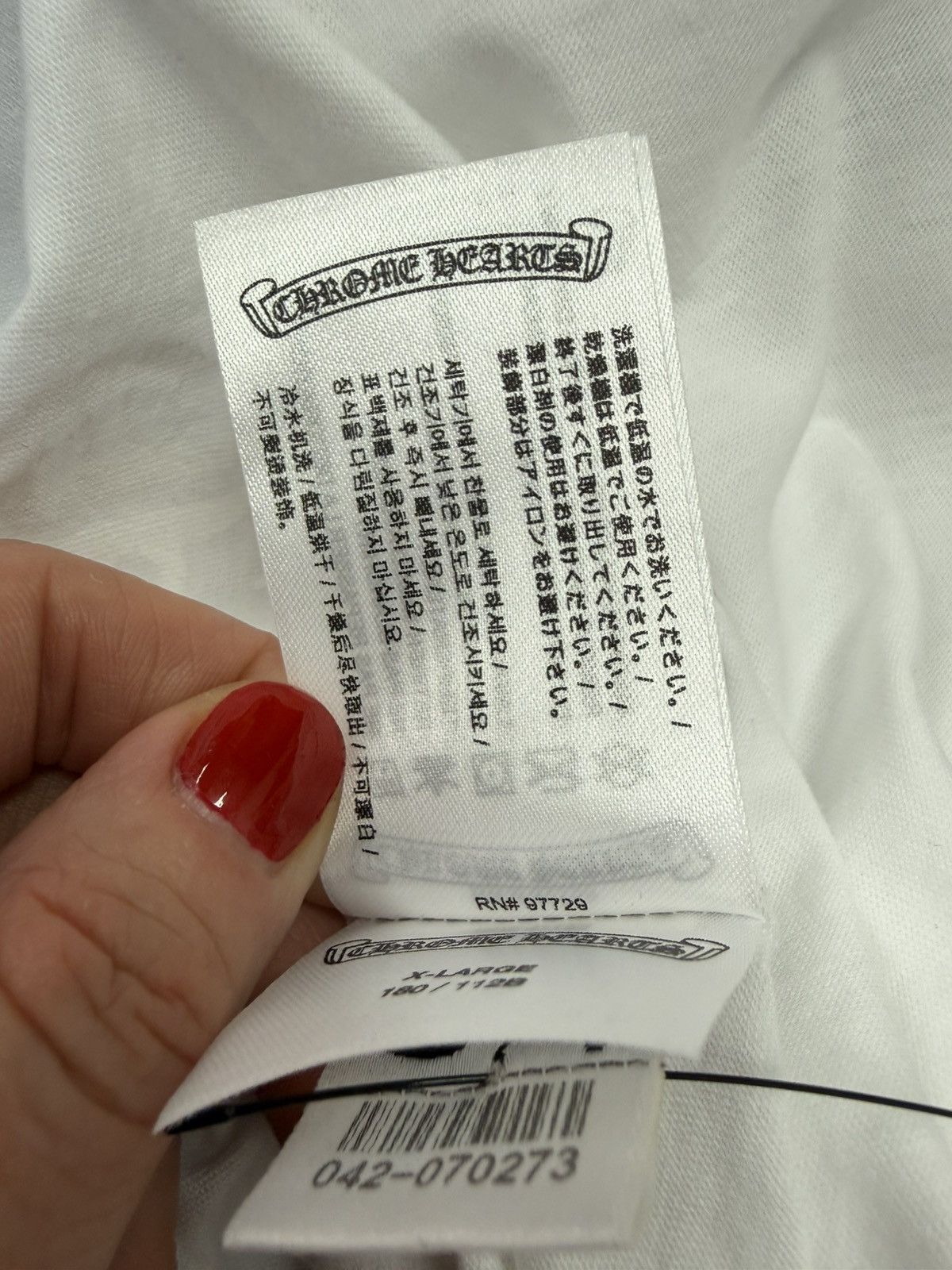 Chrome Hearts Chrome Hearts Scroll Tee Size US XL / EU 56 / 4 - 11 Thumbnail