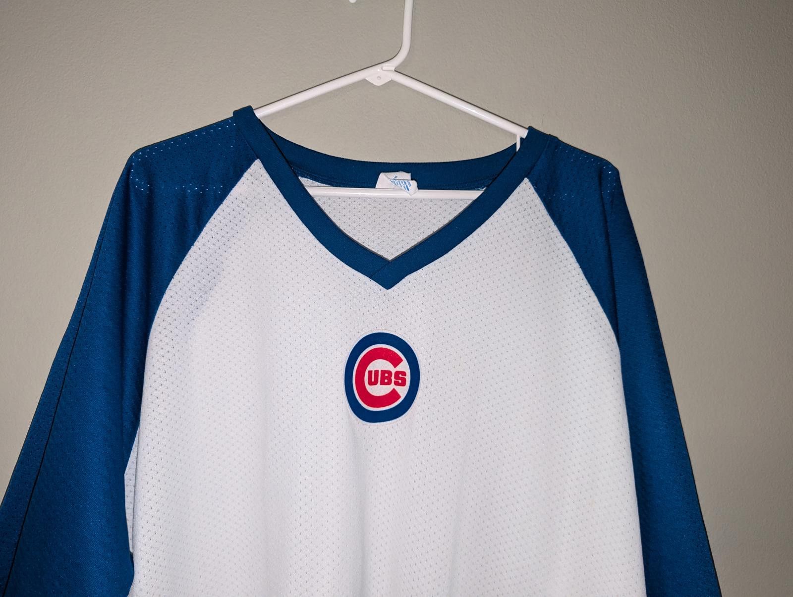 Majestic Chicago Cubs 2X Jersey Vintage MLB Tee Genuine Merchandise Size US XXL / EU 58 / 5 - 2 Thumbnail