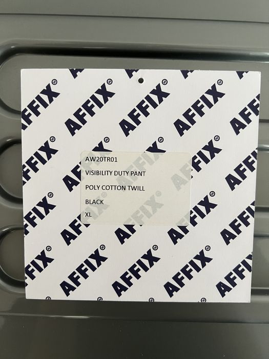 Affix Works 💚 AW20 Affix Works Visibility Duty Pant Black XL