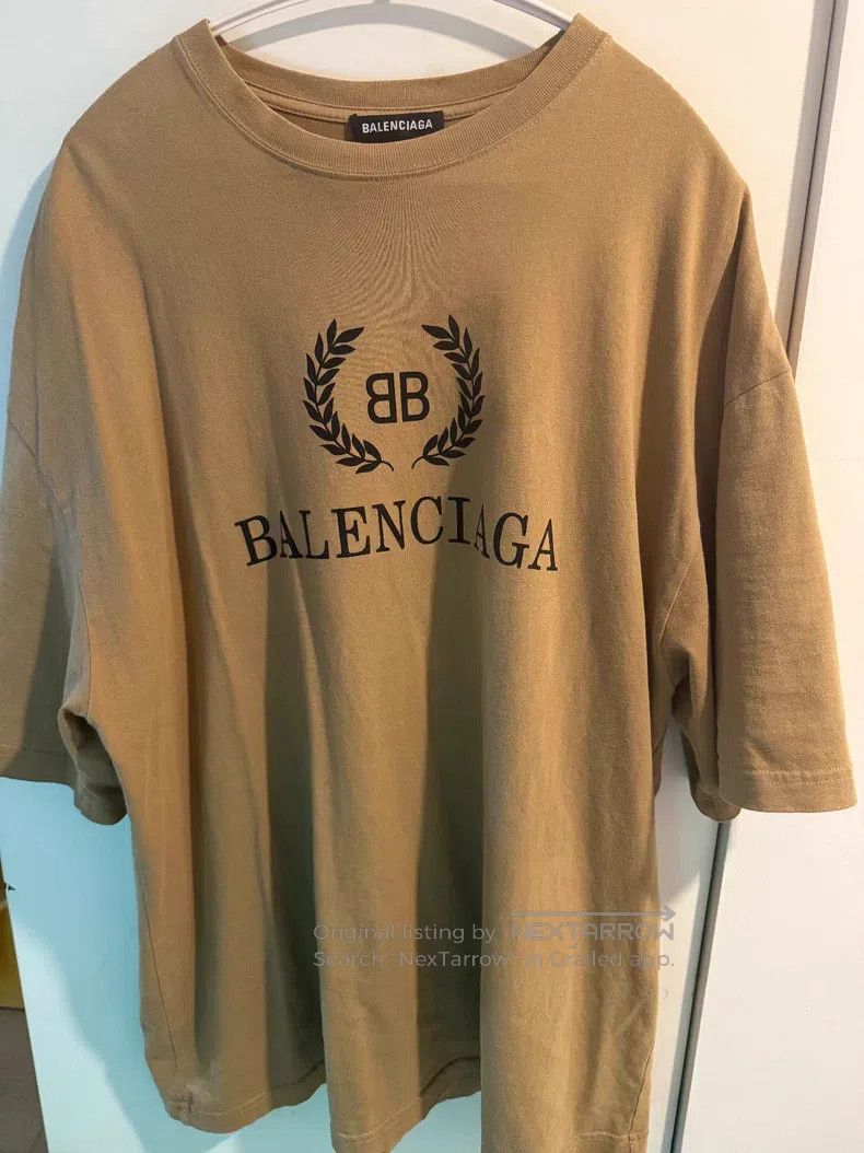 Balenciaga Balenciaga Wheat Pattern Short Sleeve Size US XL / EU 56 / 4 - 1 Thumbnail