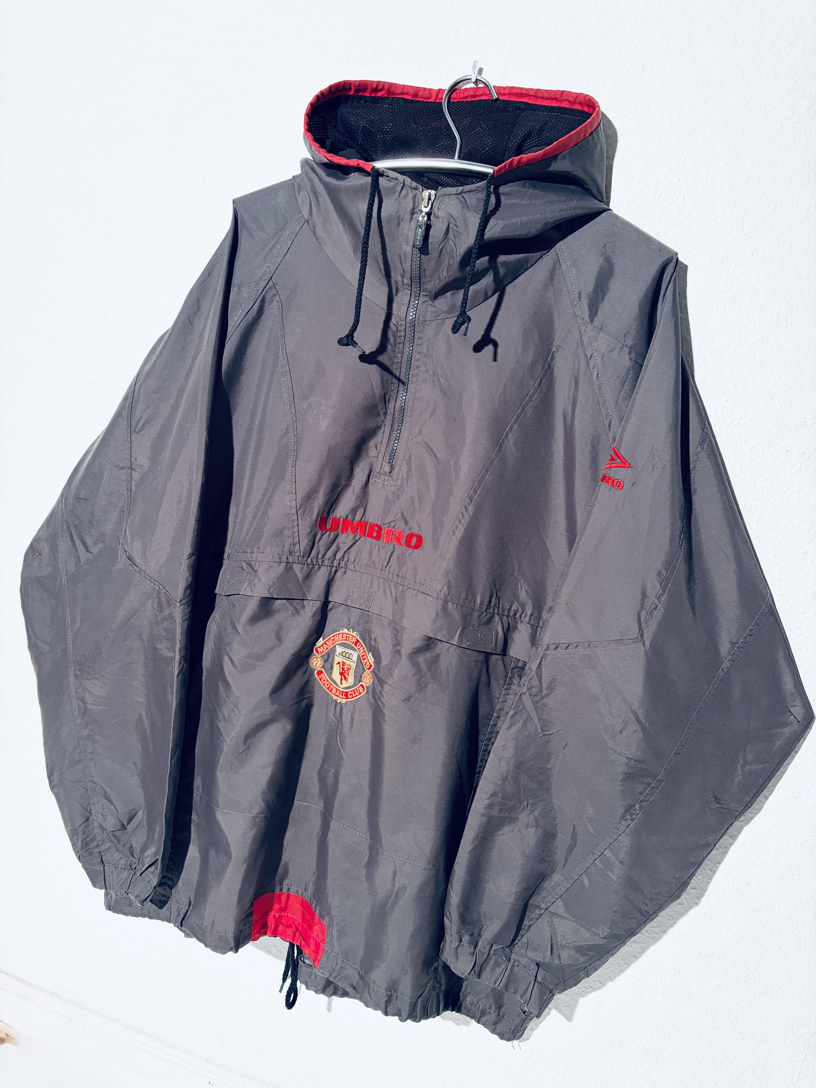 Umbro Manchester United Training Hoodie Jacket 1994 - 1995 Size US XL / EU 56 / 4 - 3 Thumbnail