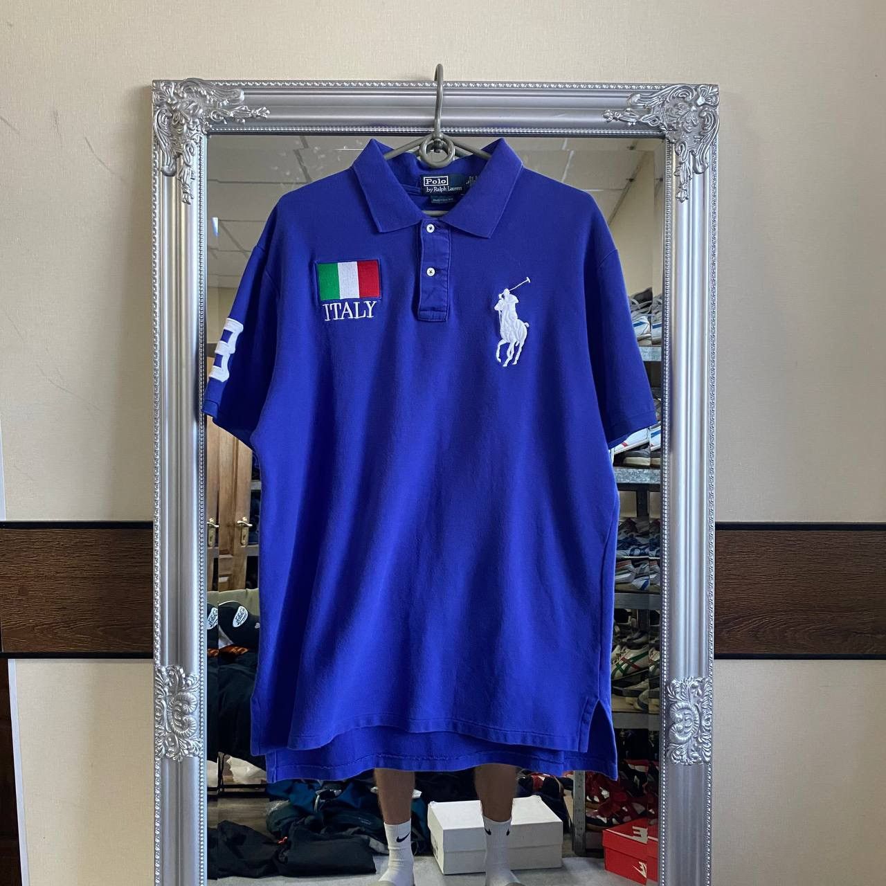Polo Ralph Lauren Vintage Polo Ralph Lauren Italy T-shirt Size US L / EU 52-54 / 3 - 1 Thumbnail