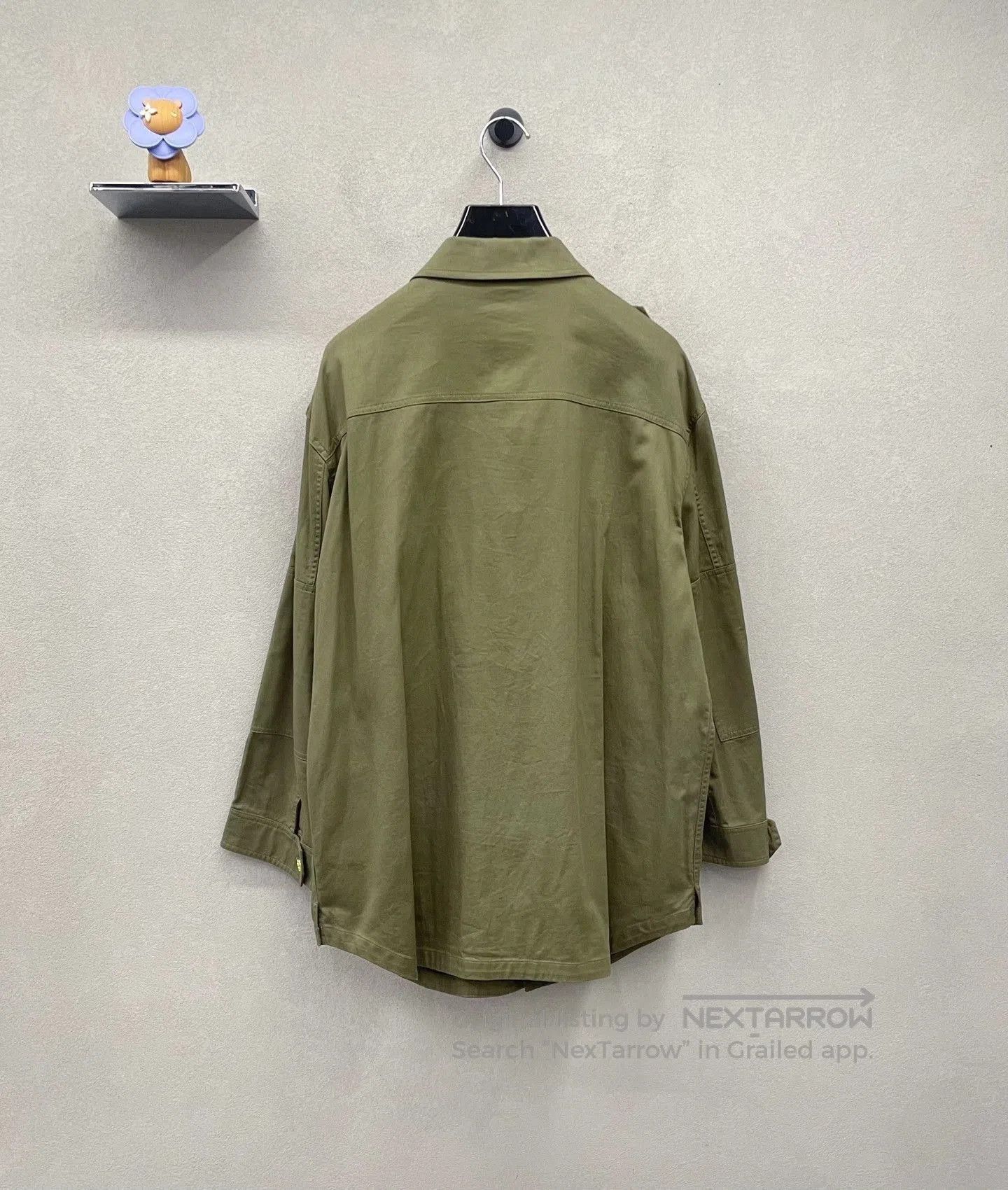 Celine Celine Military Green Coat. Size S / US 4 / IT 40 - 2 Thumbnail