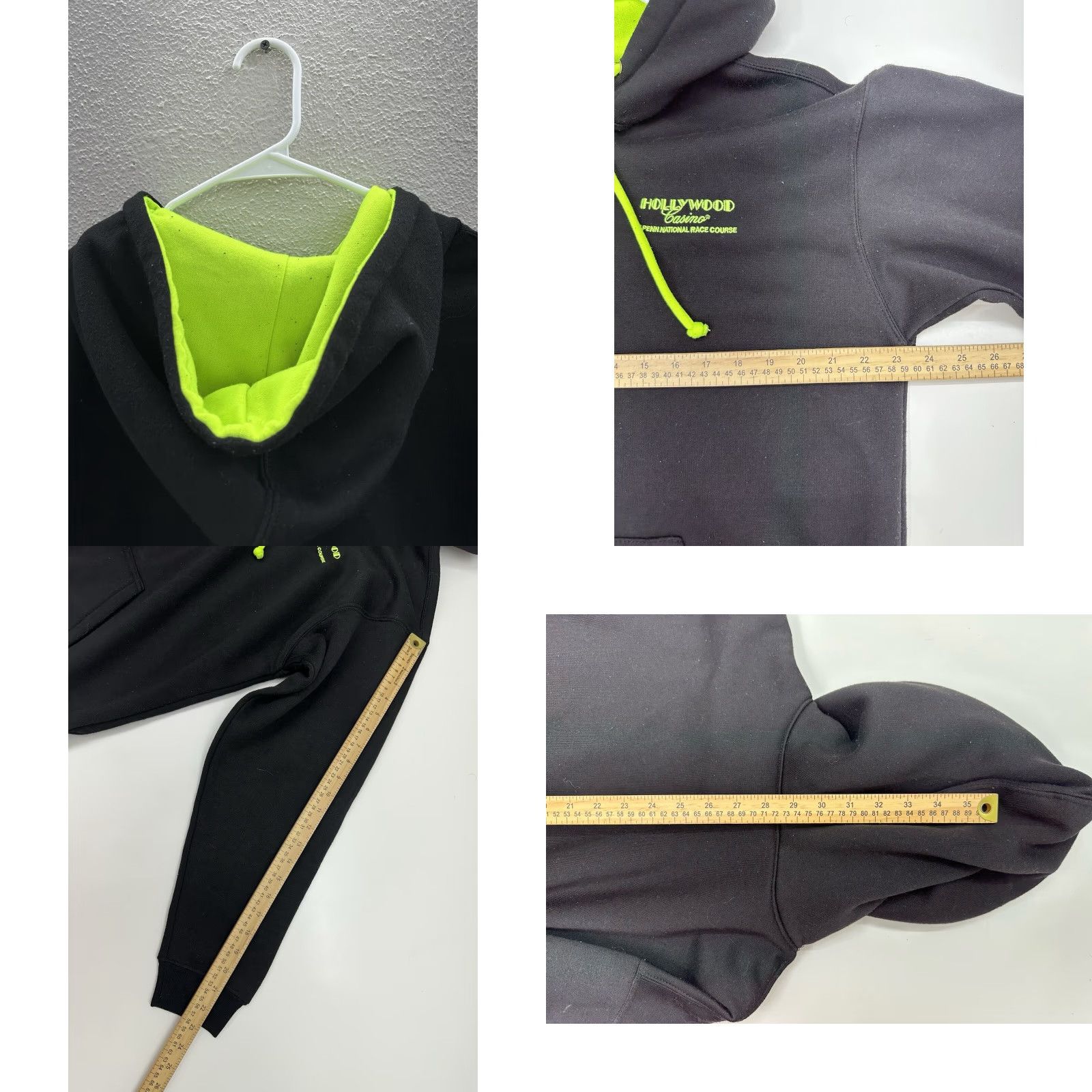 Penn Tipsy Jacket Black Zip Up Hooded Fleece Large Men Size US L / EU 52-54 / 3 - 8 Thumbnail