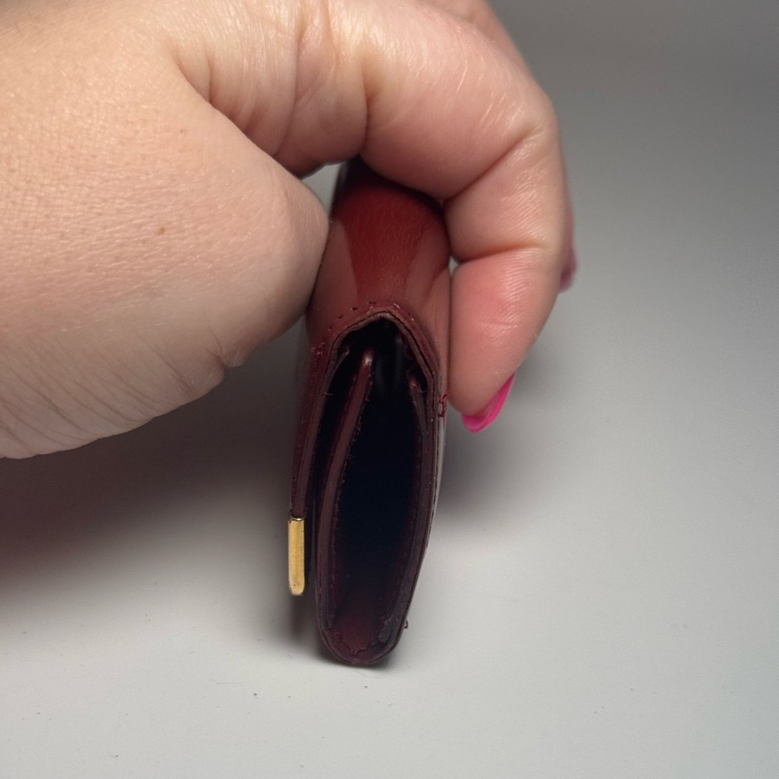 Cartier Cartier Burgundy Leather Unisex 4 Key Holder Size ONE SIZE - 3 Thumbnail