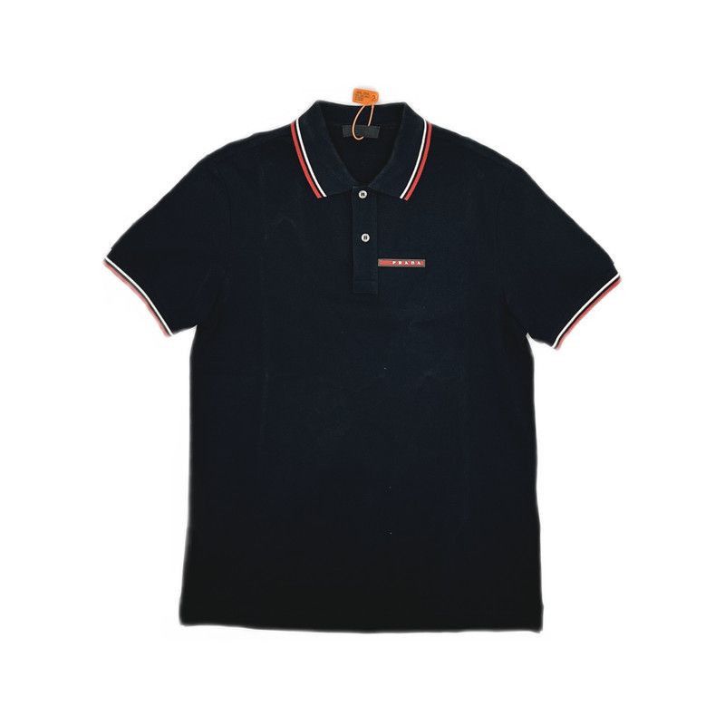 Prada Prada Black Short Sleeve Polo Shirt for Men-2506 Size US M / EU 48-50 / 2 - 4 Thumbnail