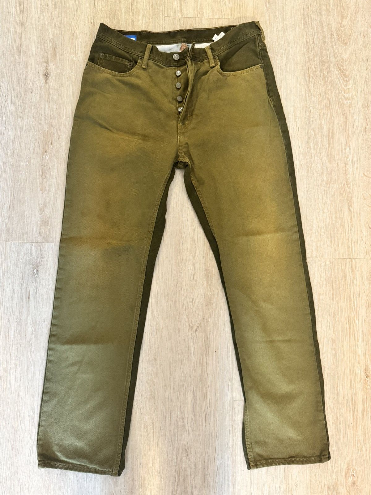 Acne Studios BNWT Acne Studios Blå Konst Land B Olive Trousers Size US 32 / EU 48 - 2 Thumbnail