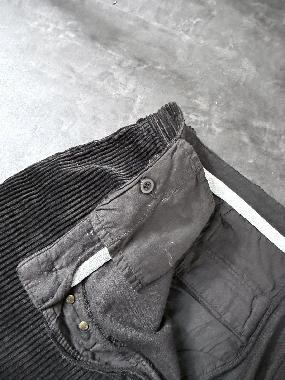Rick Owens F/W 03 „TRUCKER“ Mainline Corduroy Pants Rick Owens L Size US 34 / EU 50 - 15 Thumbnail