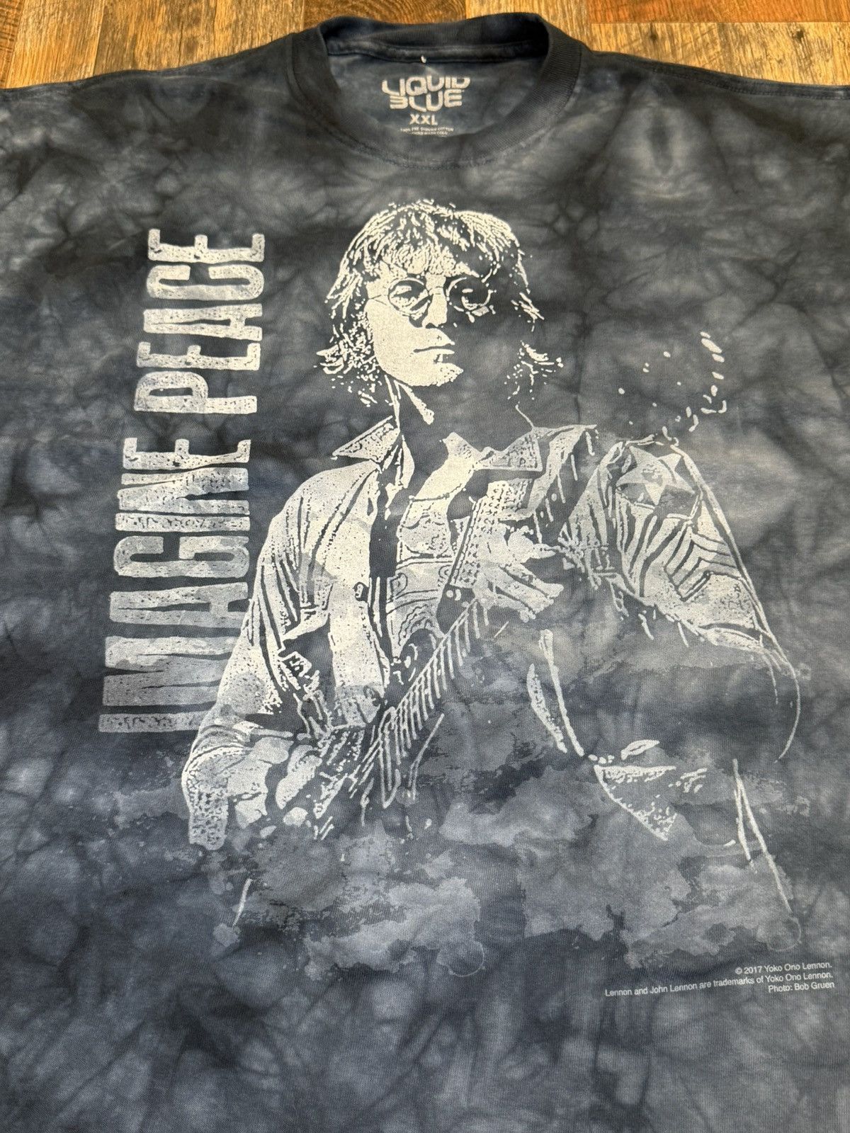 Liquid Blue Y2K Liquid Blue John Lennon Imagine Peace Tie Dye Band Tee Size US XXL / EU 58 / 5 - 2 Thumbnail