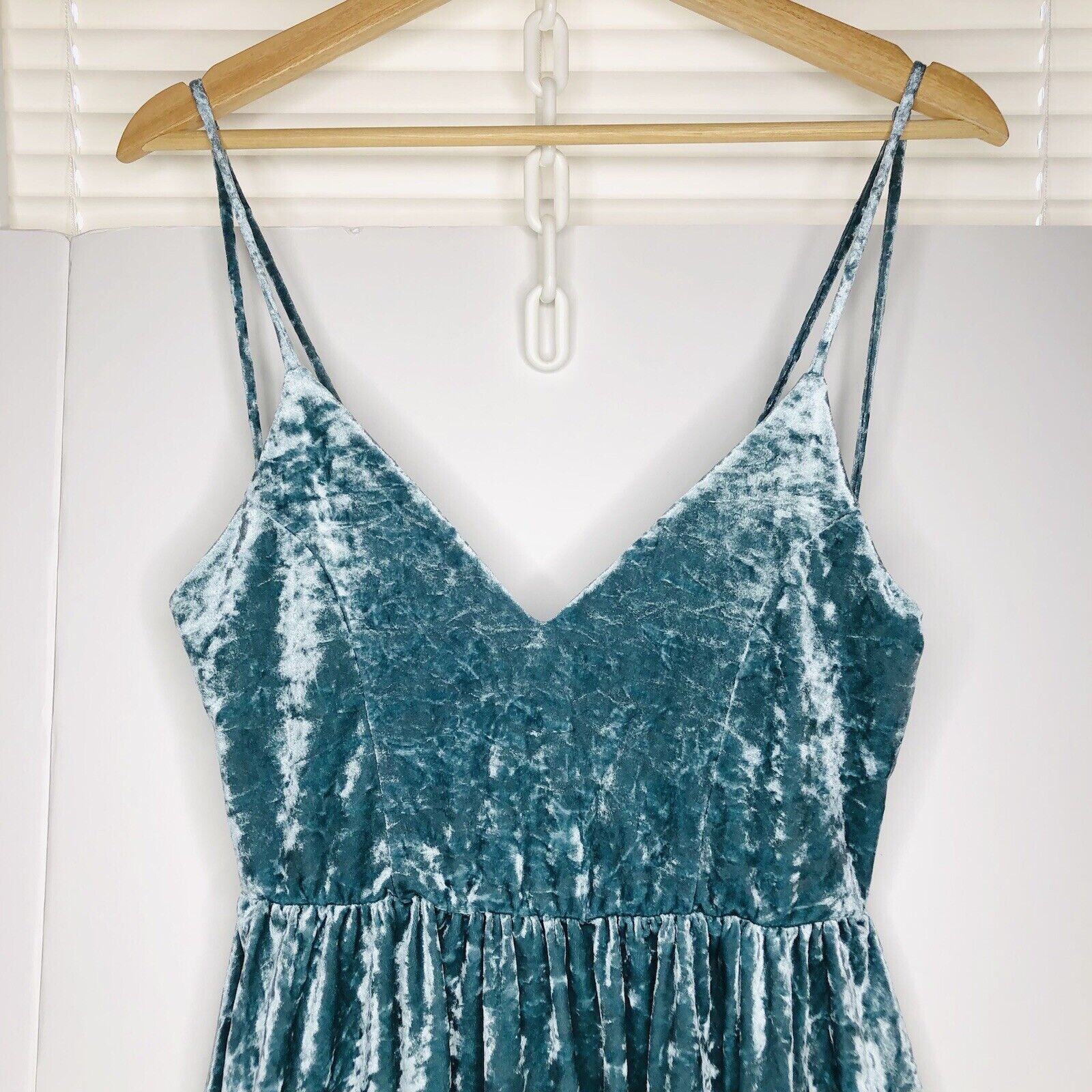 Other Romeo Juliet Couture Mini Dress Womens size S Metallic Teal Size S / US 4 / IT 40 - 4 Thumbnail