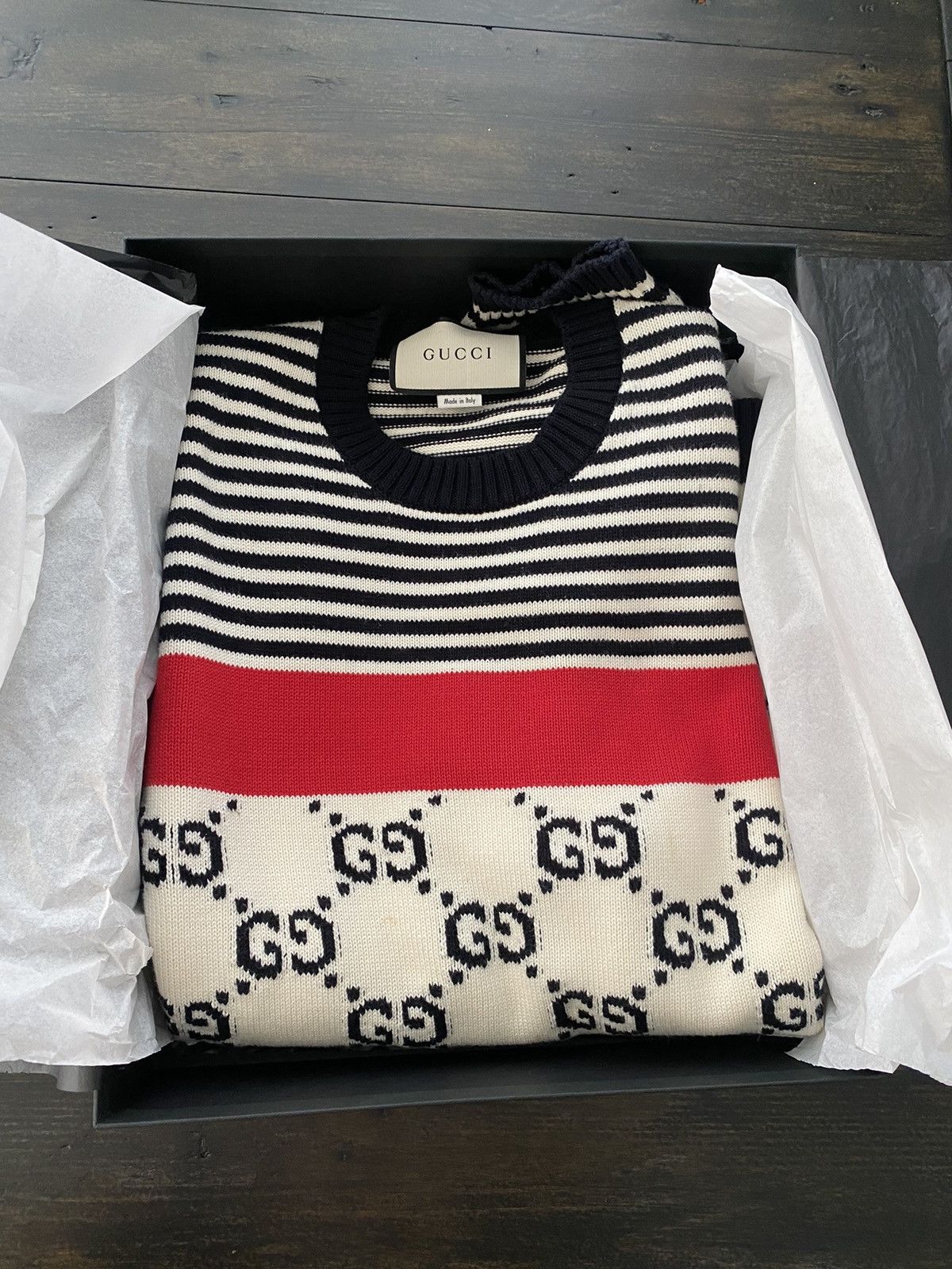 Gucci GG cotton knit sweater Size US M / EU 48-50 / 2 - 15 Thumbnail