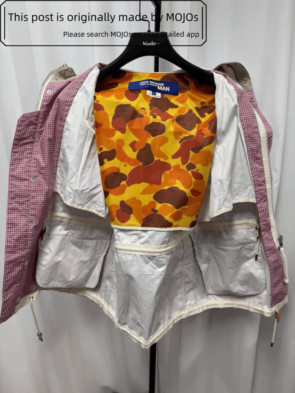 Junya Watanabe Junya Watanabe Pink Plaid Mountain Jacket mojos542026 Size US M / EU 48-50 / 2 - 7 Thumbnail