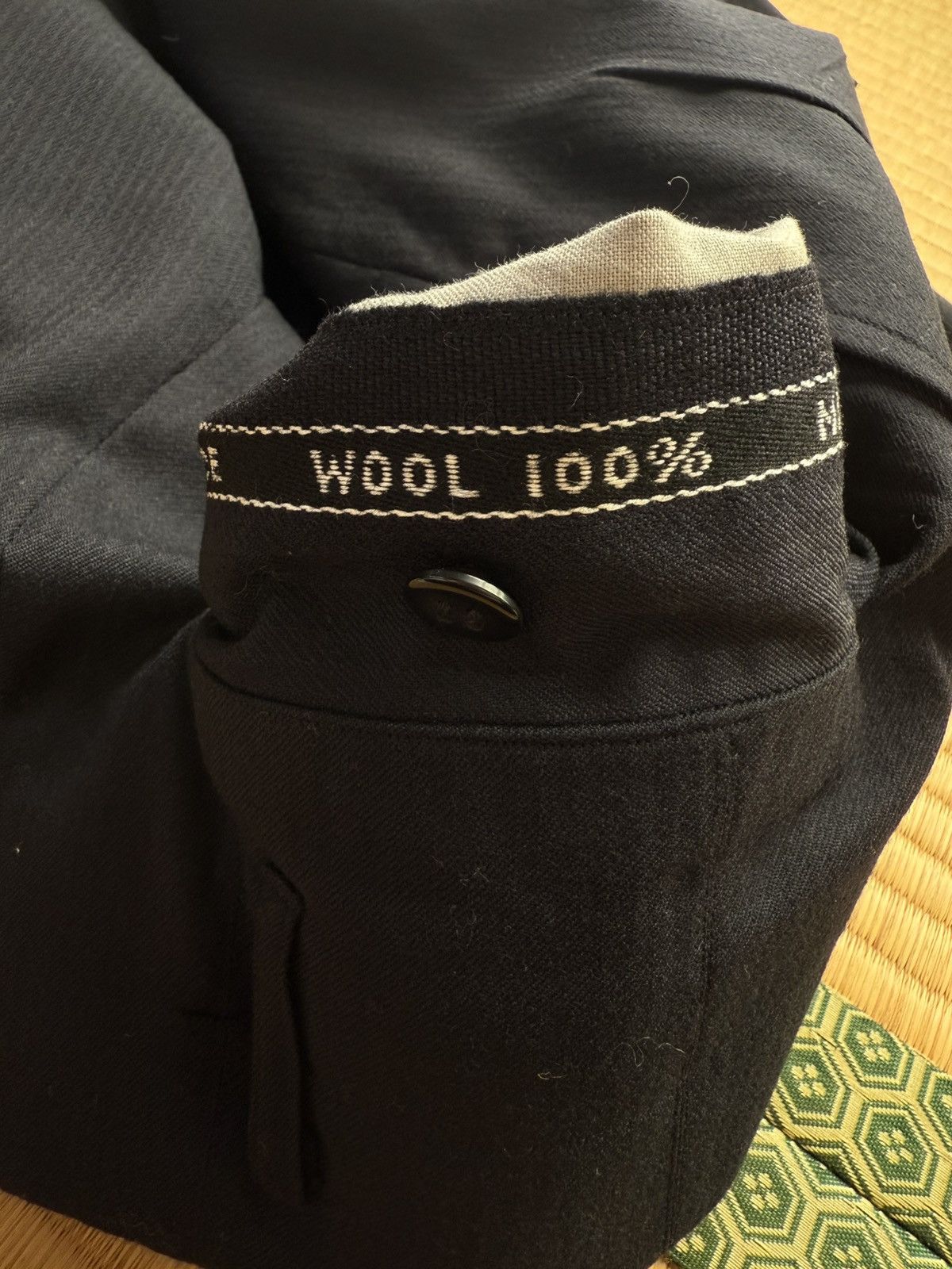 Other Spring to Autumn Raven Black Wool Set-Up Size 34S - 9 Thumbnail