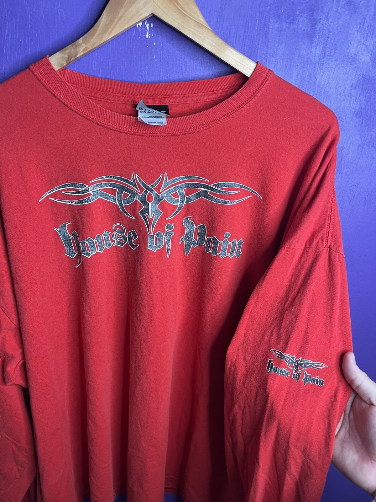 Band Tees × Vintage Vintage 00s House of Pain logo long-sleeve t-shirt Size US XXL / EU 58 / 5 - 3 Thumbnail