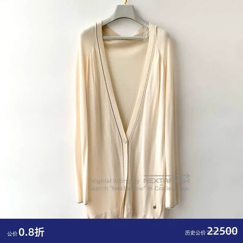 Hermes Hermes White women's knitwear Size XS / US 0-2 / IT 36-38 - 1 Thumbnail