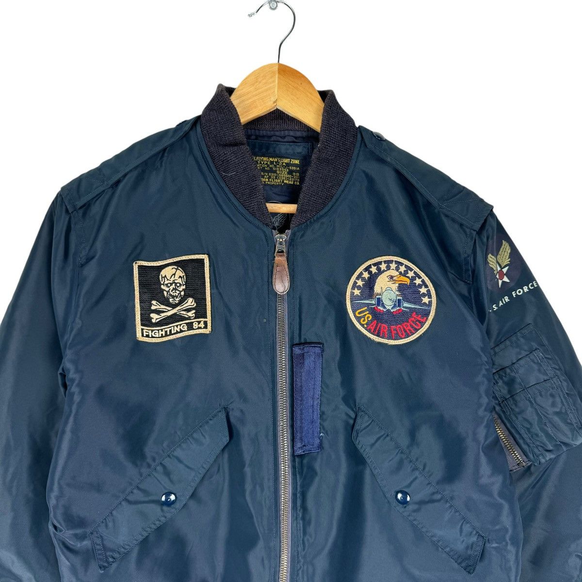 Buzz Rickson's 🔥BUZZ RICKSONS TYPE L 2A BOMBER USAF WEAR JACKET Size US M / EU 48-50 / 2 - 2 Thumbnail