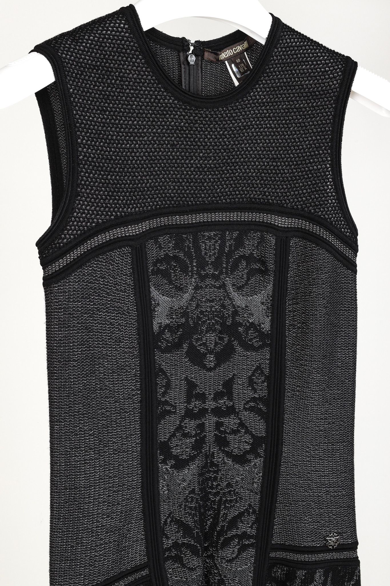 Roberto Cavalli Roberto Cavalli Black Jungle Animal Print Tank Dress Size M / US 6-8 / IT 42-44 - 3 Thumbnail