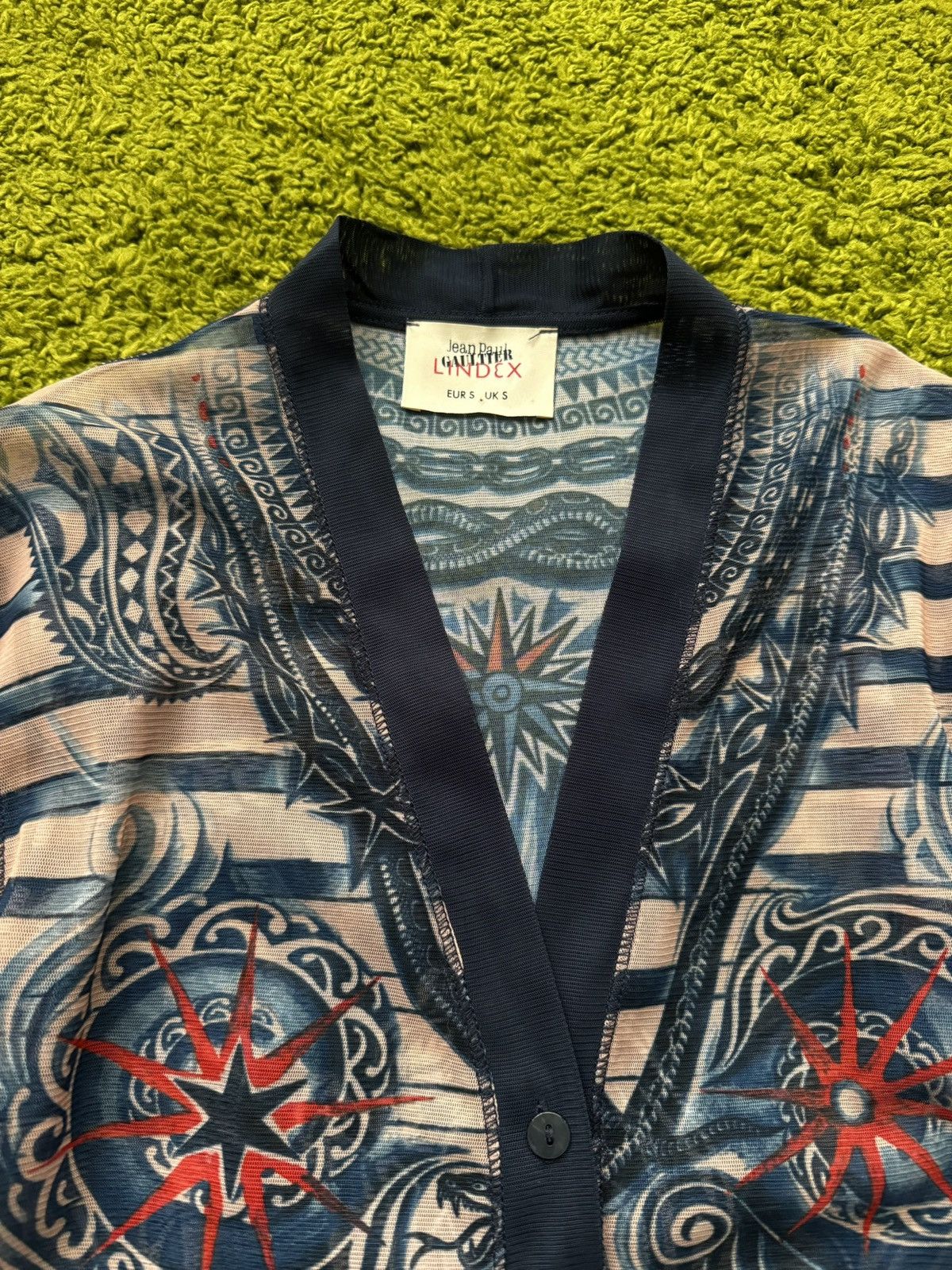Designer × Jean Paul Gaultier Jean Paul Gaultier Lindex meah runway cardigan longsleeve Size S / US 4 / IT 40 - 5 Thumbnail