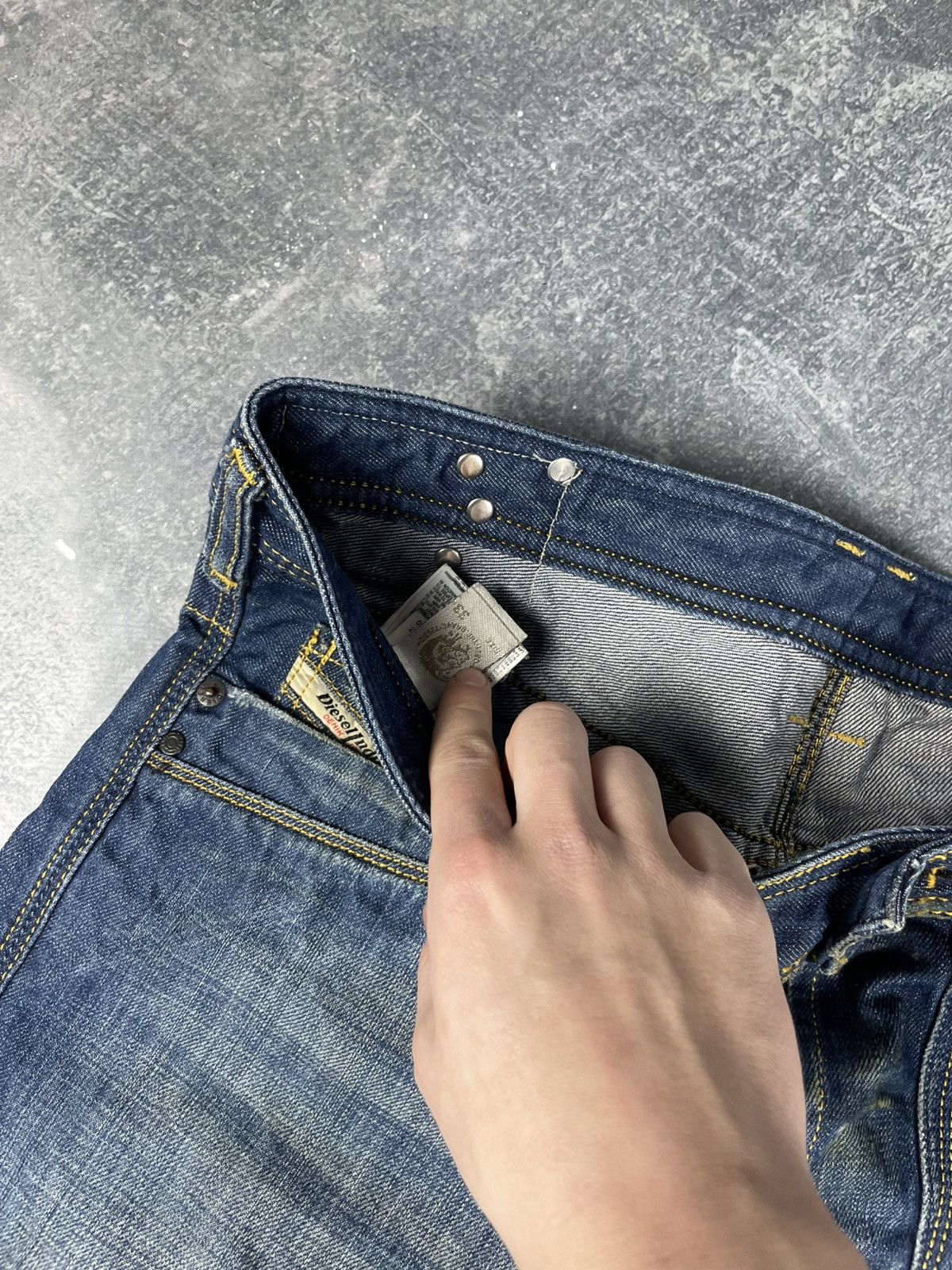 Diesel Streetwear crazy denim jeans Diesel Timmen washed Size US 33 - 4 Thumbnail
