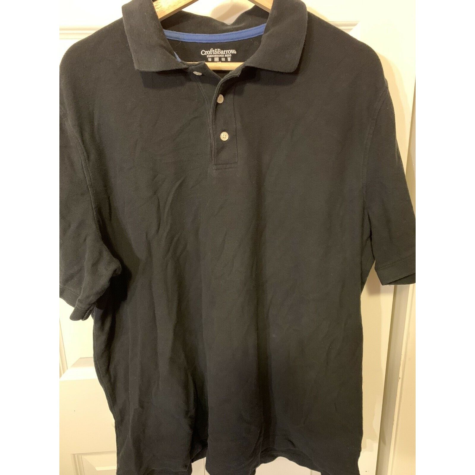 Croft & Barrow Croft and Barrow Performance Polo Sz XL Black Faded Size US XL / EU 56 / 4 - 3 Thumbnail