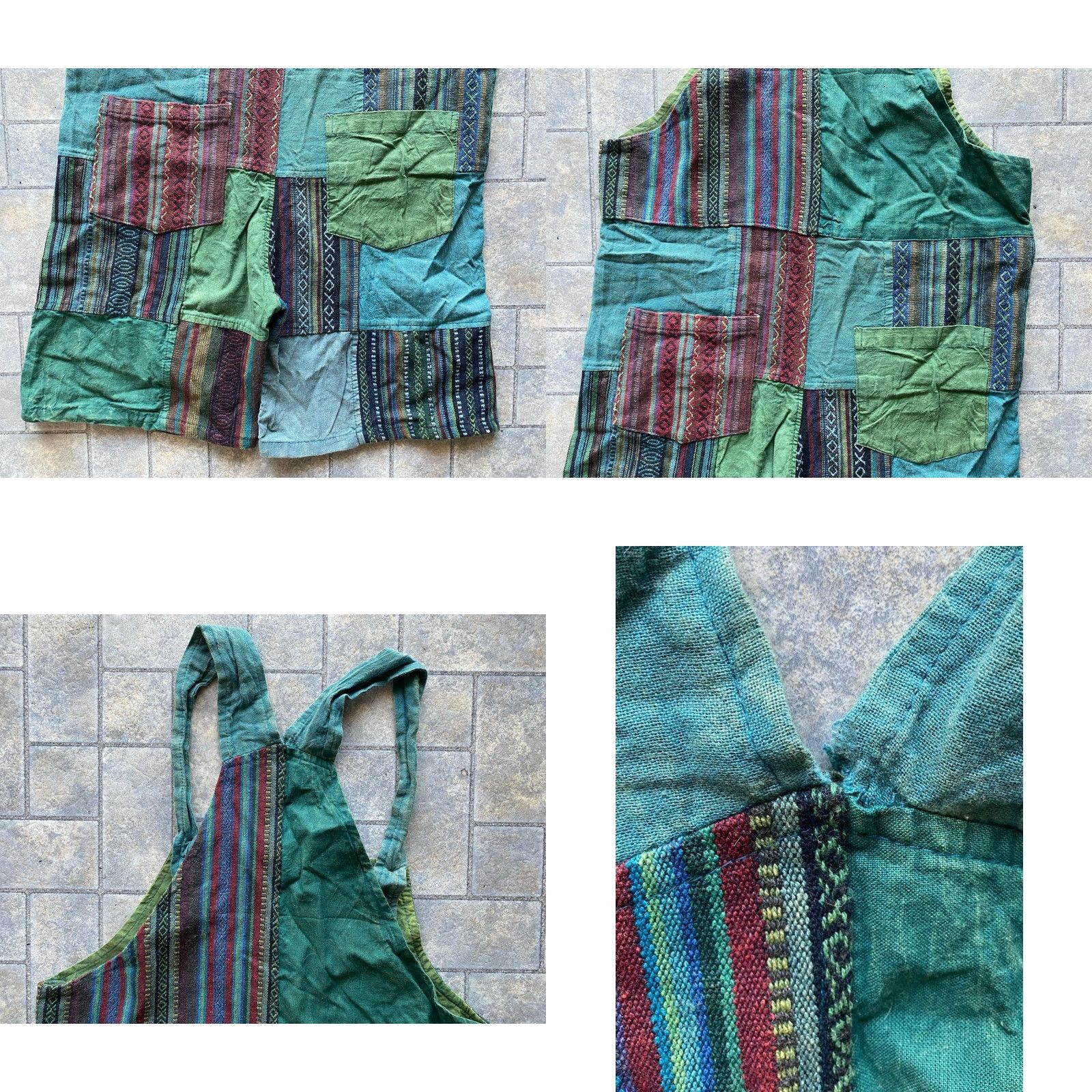 Kathmandu Kathmandu Romper Women’s S Patchwork Sleeveless Multicolor Flaws Wear Size 28" / US 6 / IT 42 - 9 Thumbnail