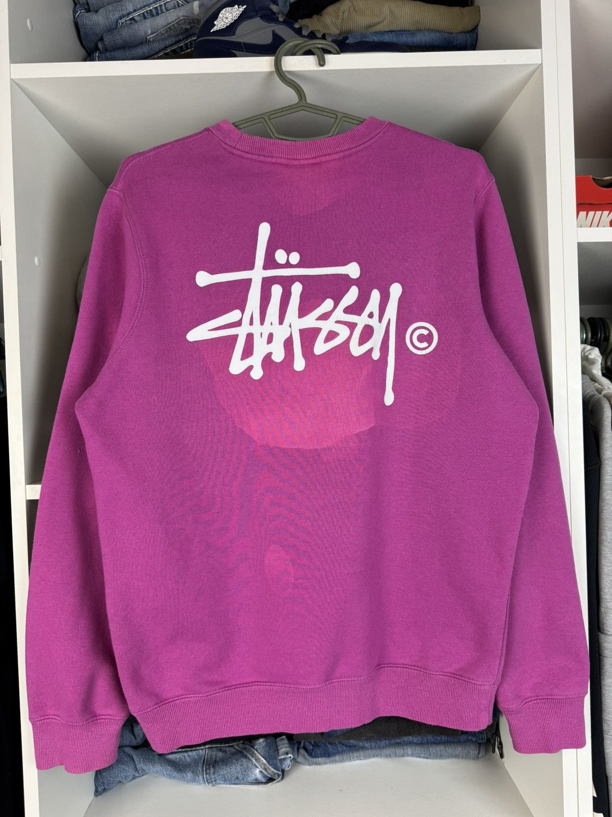 Stussy Stussy Basic Logo Crewneck Sweatshirt Graphic Pullover Size US S / EU 44-46 / 1 - 1 Thumbnail