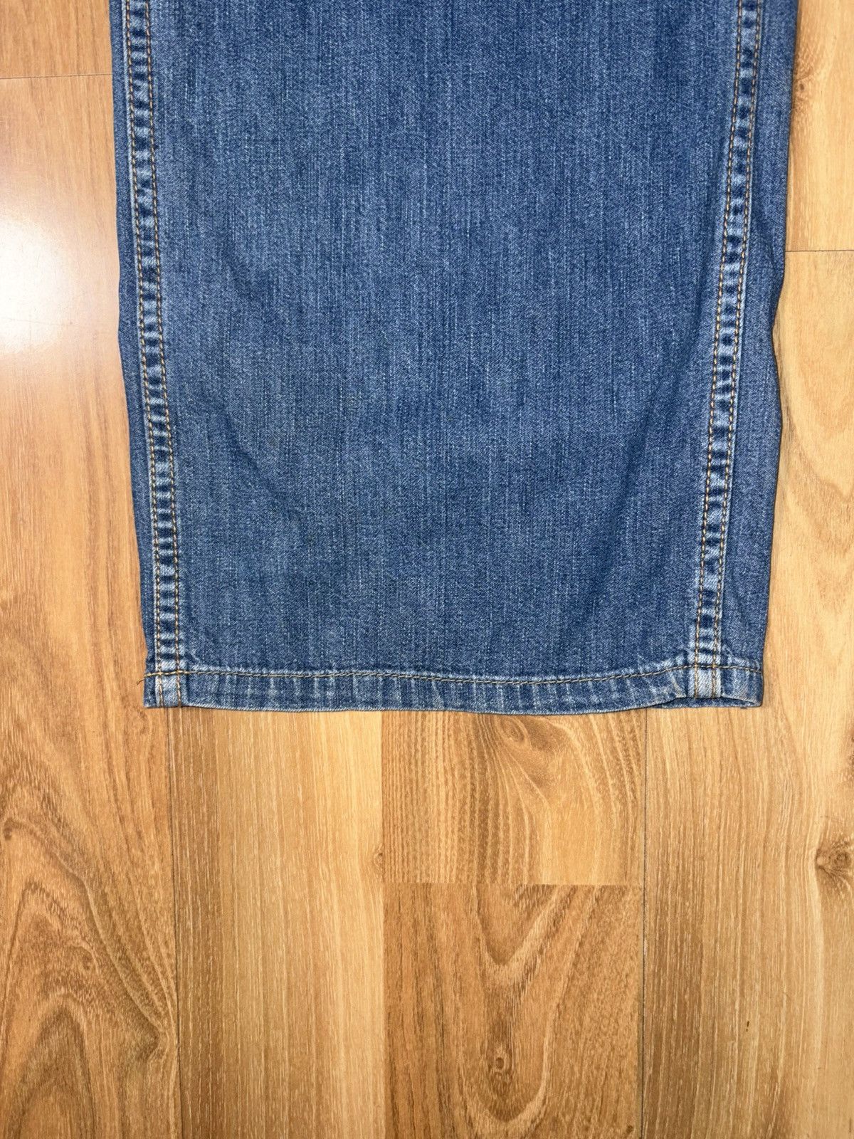Edwin Vintage EDWIN Cinch-Back Workwear Jeans Made In Japan Size US 30 / EU 46 - 4 Thumbnail