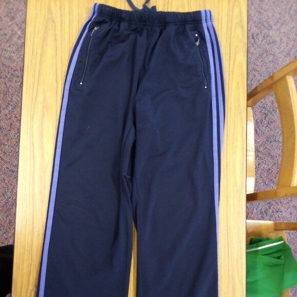 Adidas × Vintage Vintage Adidas 3 Stripe Sweatpants Joggers Trainers Size US 30 / EU 46 - 2 Thumbnail