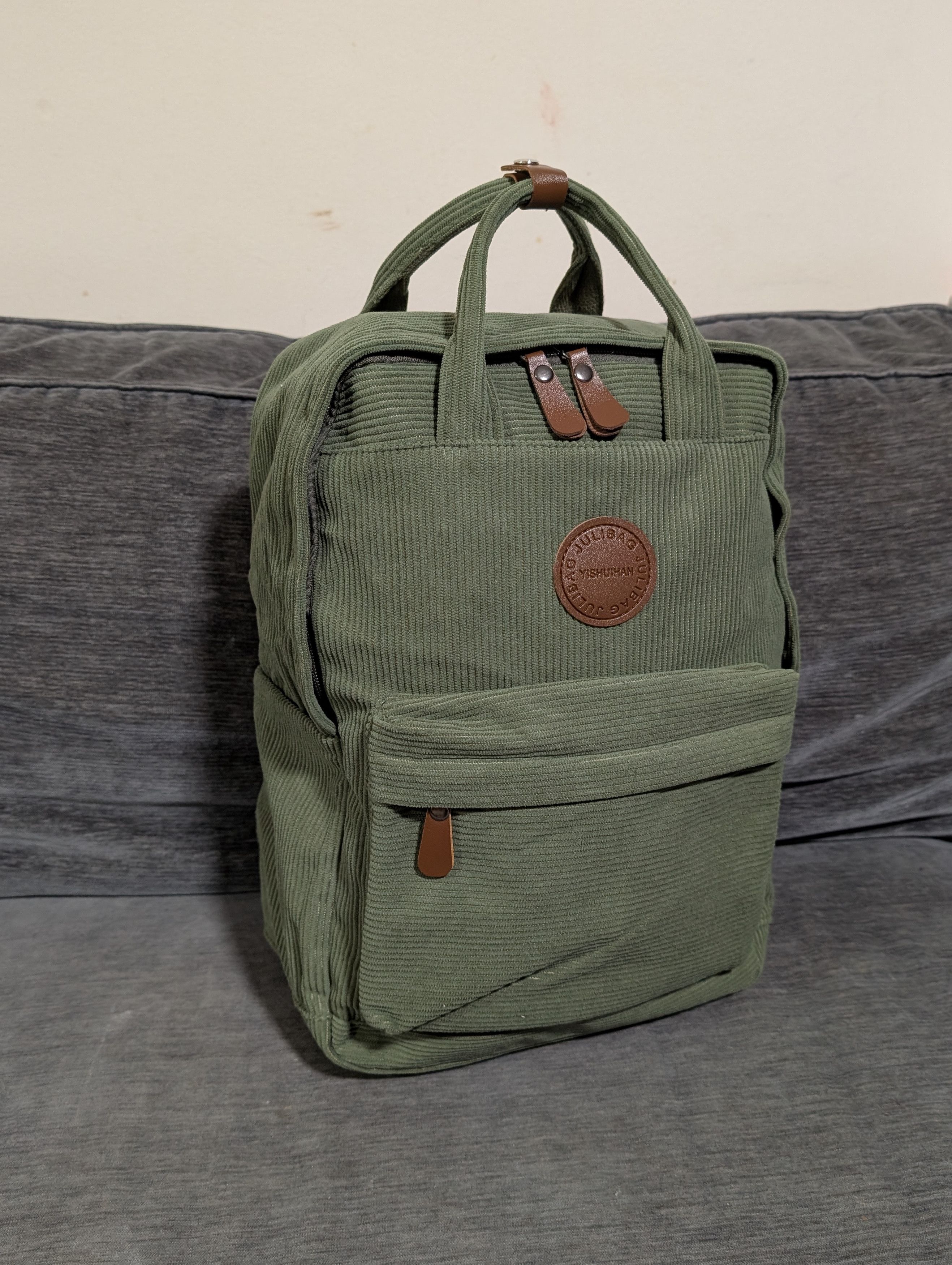Other Green velvet backpack Size ONE SIZE - 1 Thumbnail