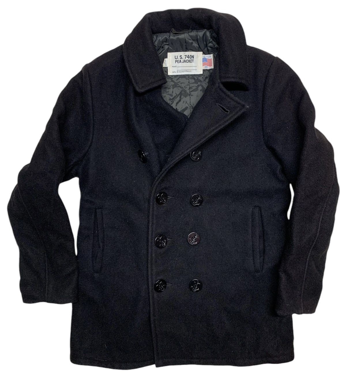 Schott SCHOTT NYC US J40N PEA JACKET Size US M / EU 48-50 / 2 - 11 Thumbnail