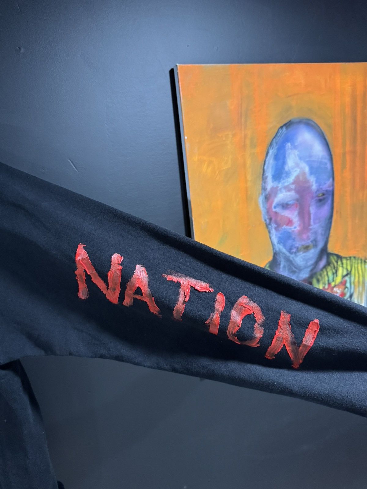 Other 2000s Y2K Vintage Custom Art Piece Graffiti Thrash Hoodie XL Size US XL / EU 56 / 4 - 10 Thumbnail