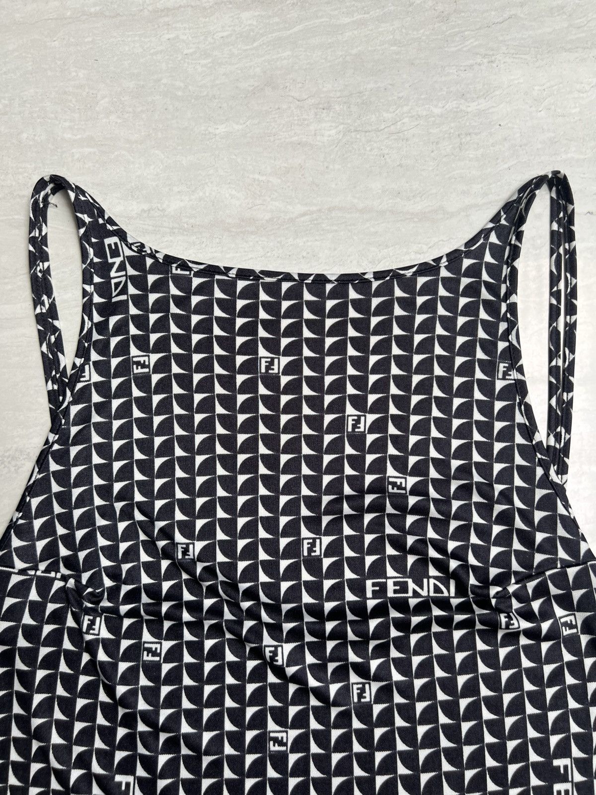 Fendi Fendi Motive Midi Dress Size XS / US 0-2 / IT 36-38 - 11 Thumbnail