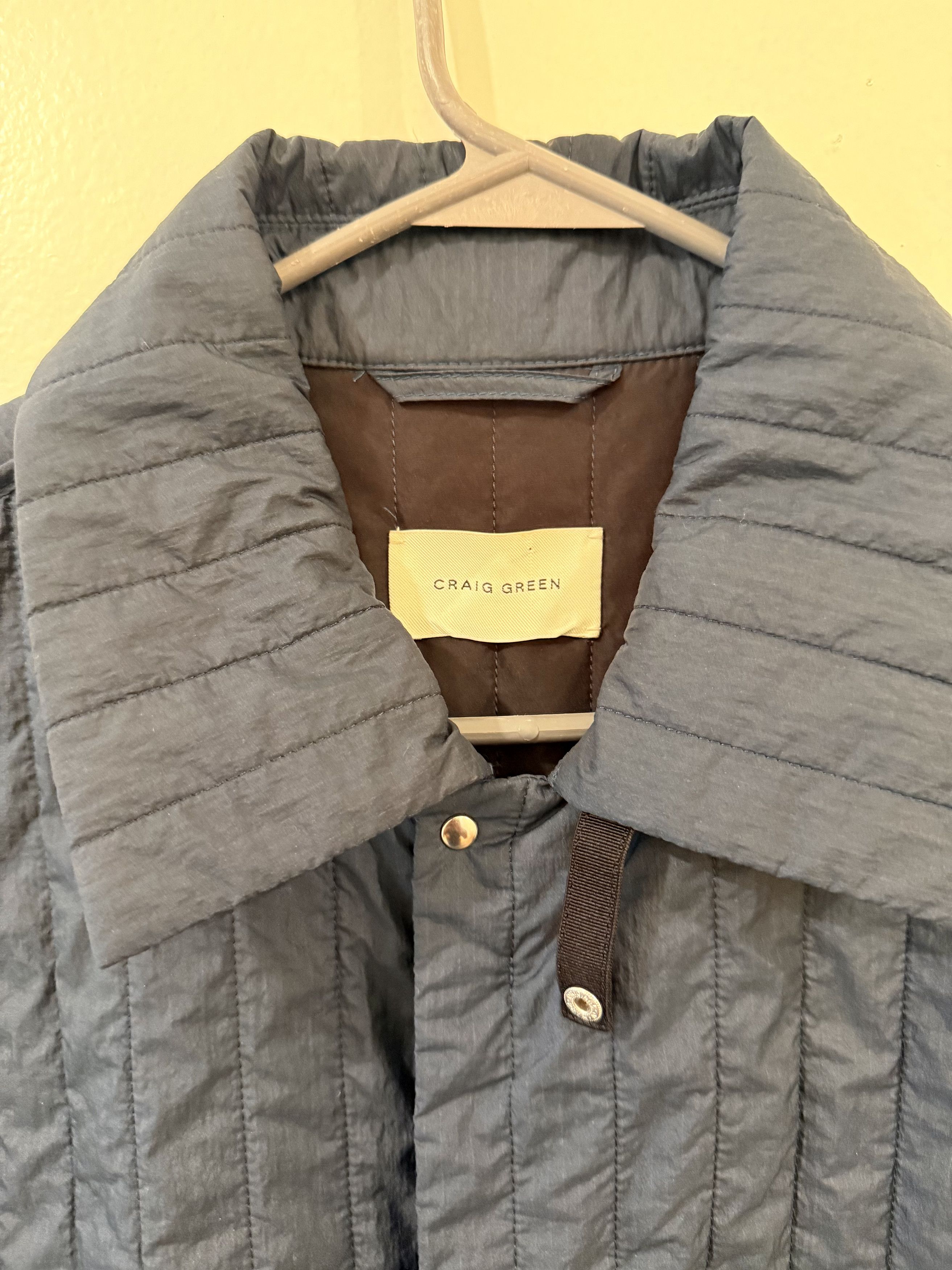 Craig Green Craig Green Quilted Skin Jacket - Ocean Blue Size US M / EU 48-50 / 2 - 3 Thumbnail