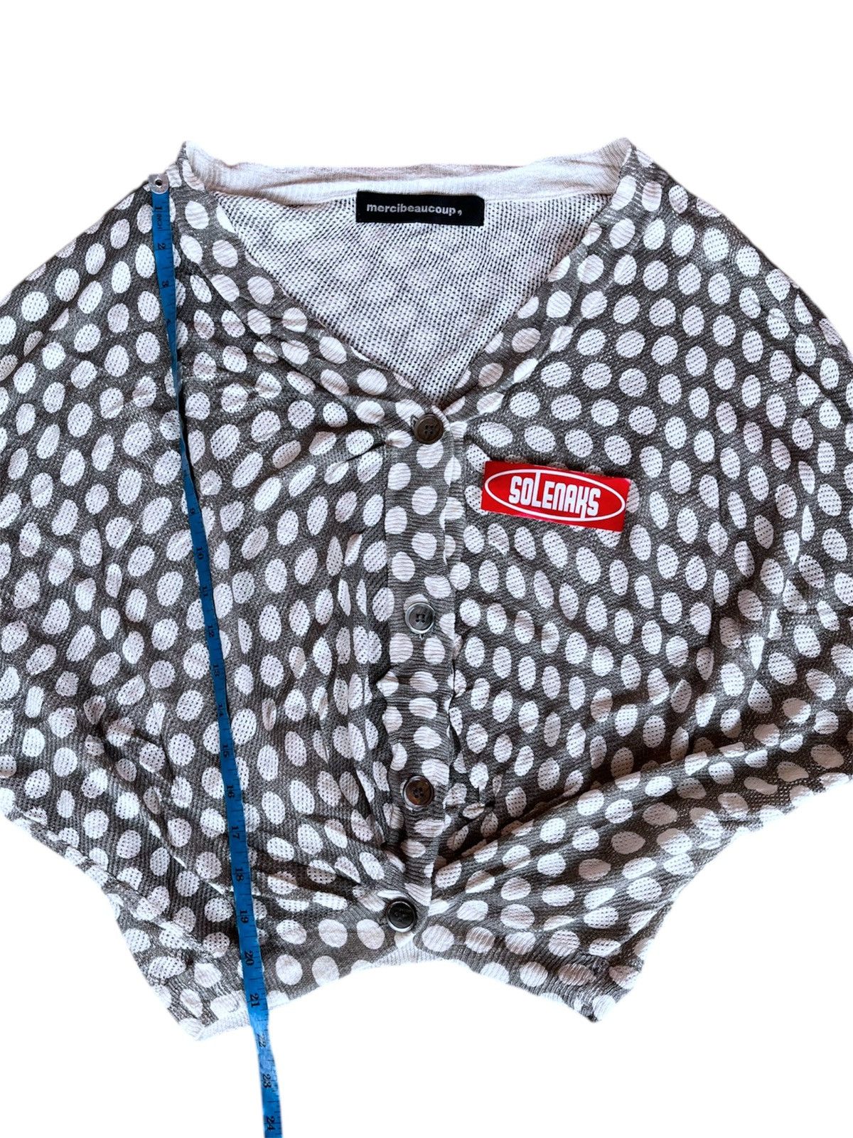 mercibeaucoup Mercibeaucoup Issey Miyake polkadot sweater Size S / US 4 / IT 40 - 6 Thumbnail