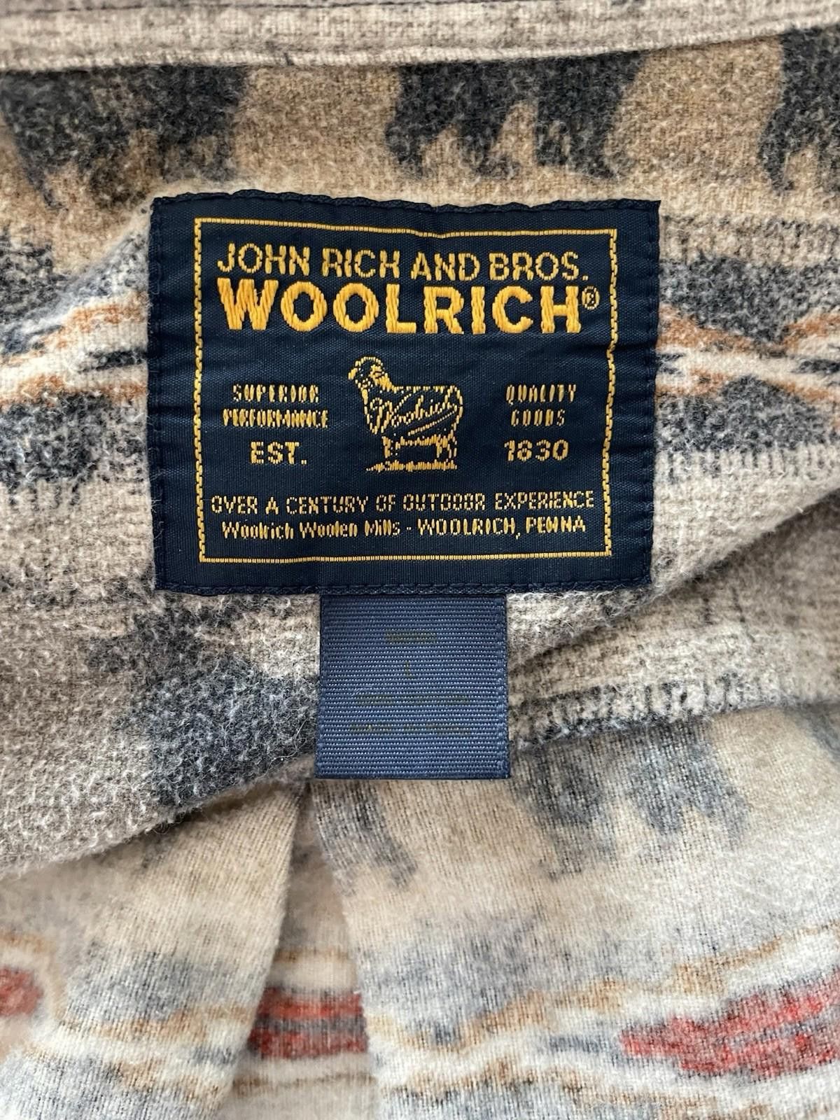 Woolrich Woolen Mills Vintage Woolrich Men’s L Flannel Elk Bear Shirt Long Sleeve Size US L / EU 52-54 / 3 - 3 Thumbnail