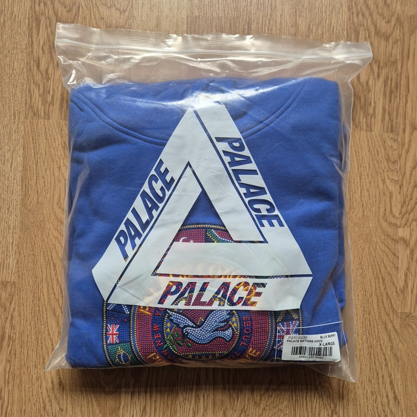 Palace Palace Nations Hood Blue XL Brand New FW24 Size US XL / EU 56 / 4 - 7 Thumbnail