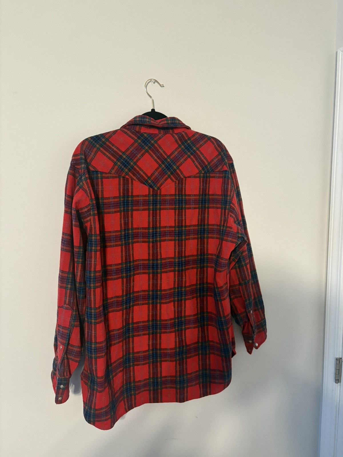 Pendleton × Vintage 1960s Pendleton pearl snap button-up 100% wool made in USA Size US XL / EU 56 / 4 - 8 Thumbnail