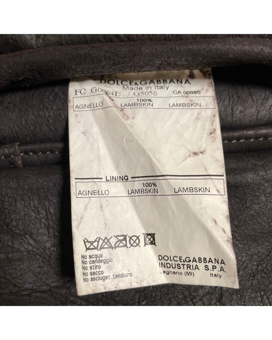 Dolce & Gabbana FW 2006 RUNWAY NAPOLEON SHEARLING LEATHER HEAVY COAT Size US XL / EU 56 / 4 - 7 Thumbnail