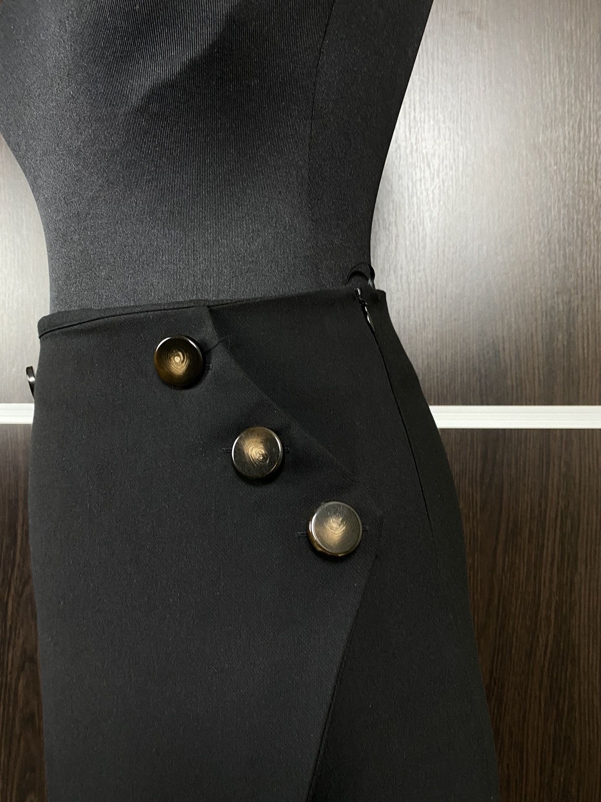 Designer × ba&sh Ba&Sh Bash button detail ss23 black designer skirt skirt Size S / US 4 / IT 40 - 8 Thumbnail