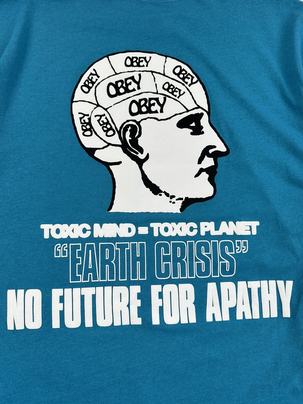 Obey × Vintage Obey Sustainable EARTH CRISIS Tshirt tee Size US L / EU 52-54 / 3 - 5 Thumbnail