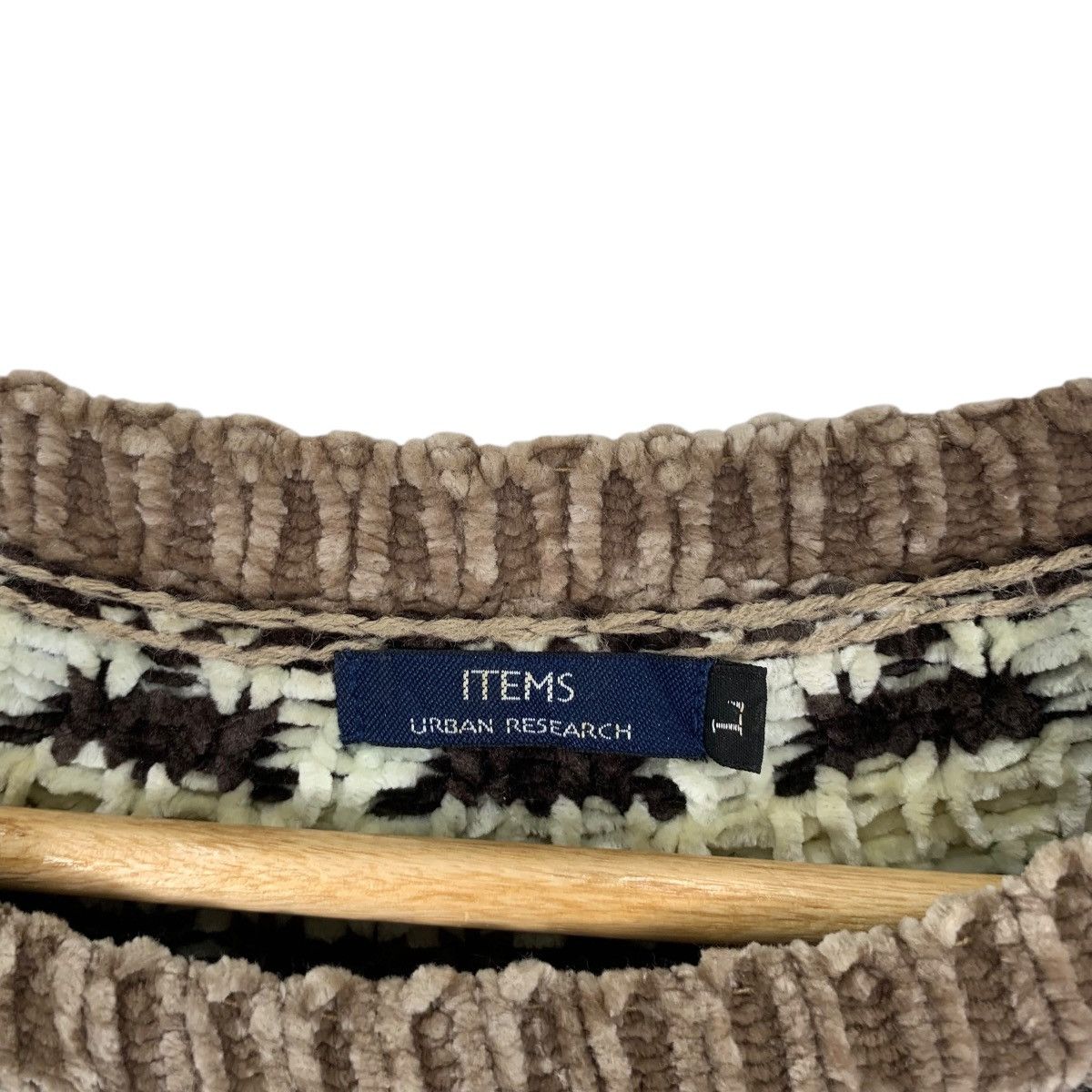 URBAN RESEARCH DOORS Vintage URBAN RESEARCH ITEMS Collection Knitwear Sweater Size L / US 10 / IT 46 - 6 Thumbnail