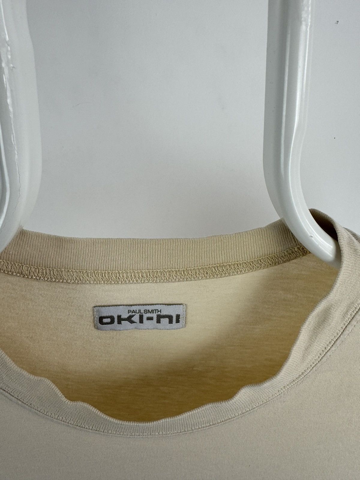 Paul Smith Vintage Paul Smith Oki-ni Made in Italy Big Logo Tee Size US L / EU 52-54 / 3 - 4 Thumbnail