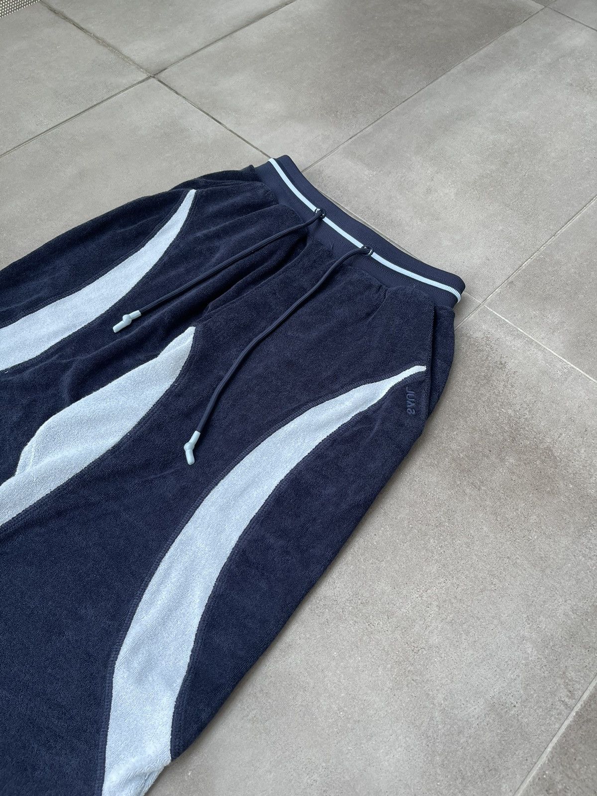 Saul Nash !DS! SS23 Saul Nash Navy Paneled Lounge Pants Size US 30 / EU 46 - 14 Thumbnail