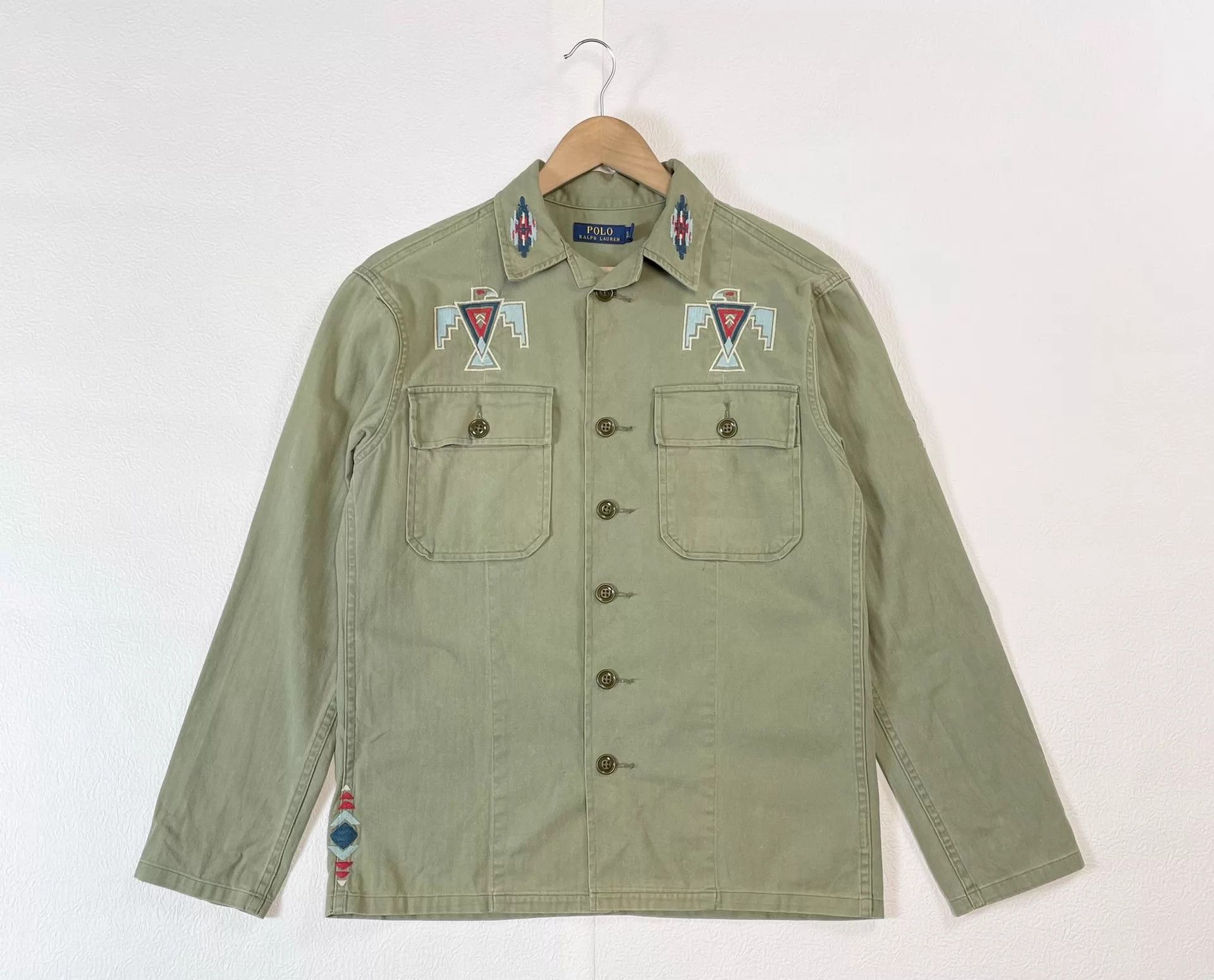 Polo Ralph Lauren POLO RL Thunderbird Herringbone Workshirt Jacket S Size US S / EU 44-46 / 1 - 1 Thumbnail