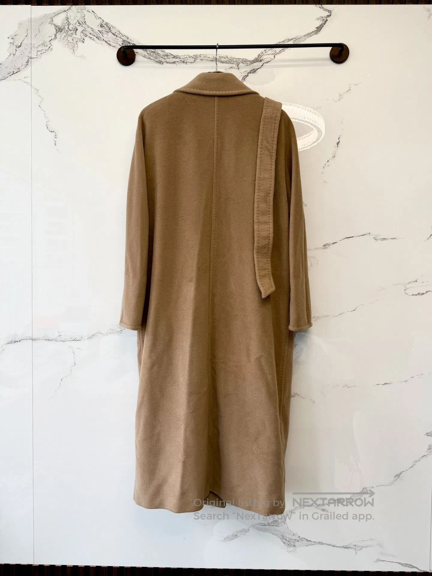 Max Mara Max Mara 101801 Camel Coat. Size S / US 4 / IT 40 - 3 Thumbnail